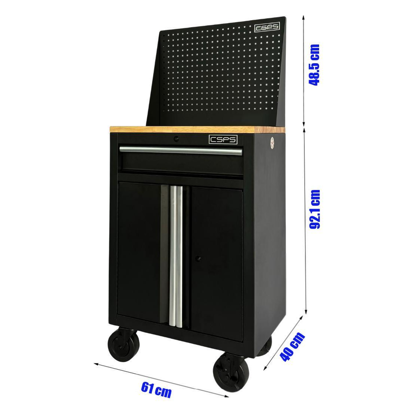 Tủ Dụng Cụ CSPS 61cm 1 Hộc Kéo Có Bánh Xe Giúp Di Chuyển Linh Hoạt